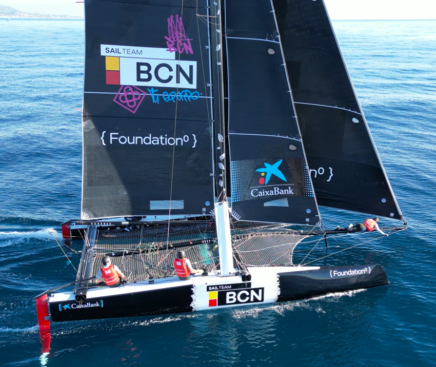 CaixaBank has become Sail Team BCN’s official sponsor, the Spanish team participating in the Youth & Puig Women’s America’s Cup